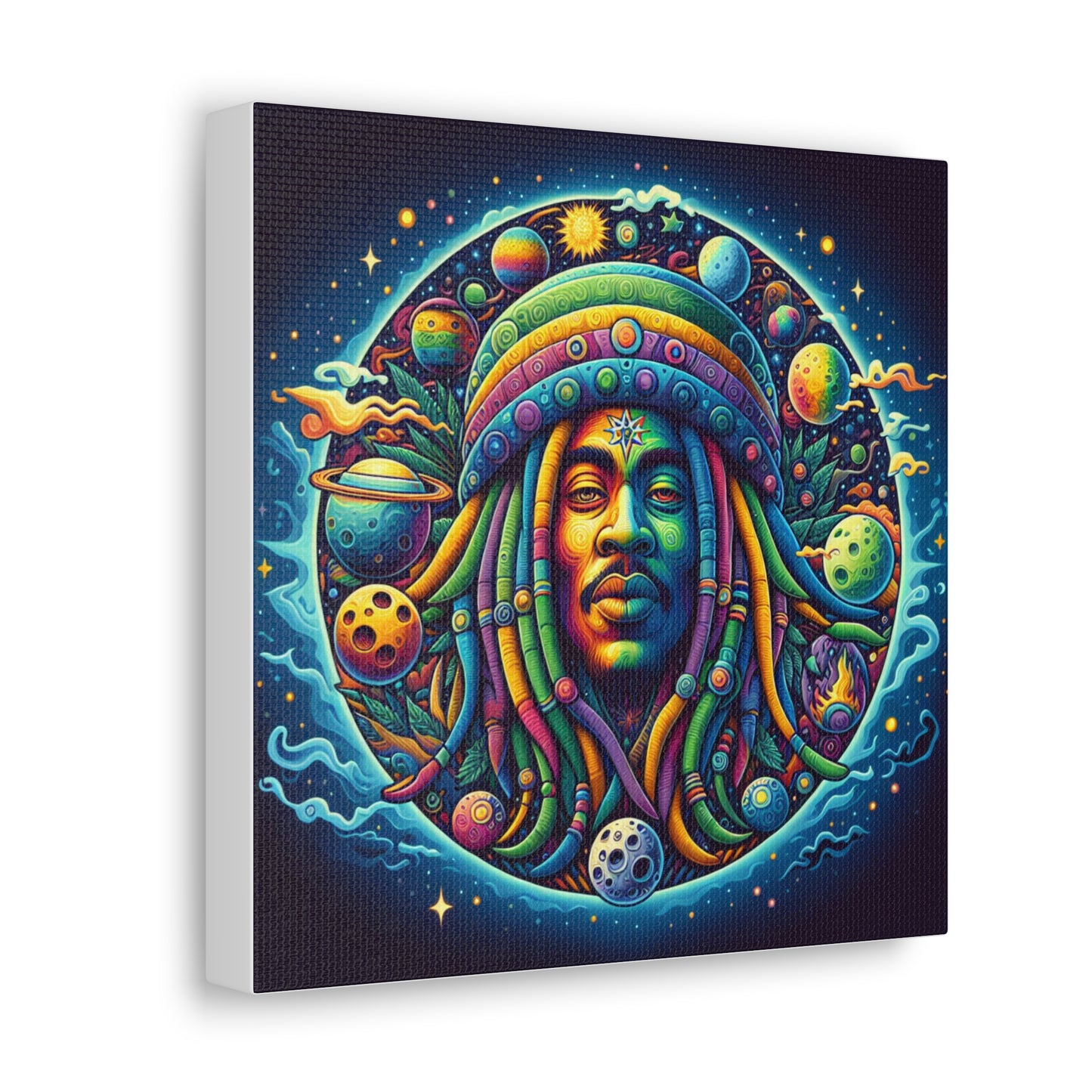 Jah Rastafari Canvas Wall Art