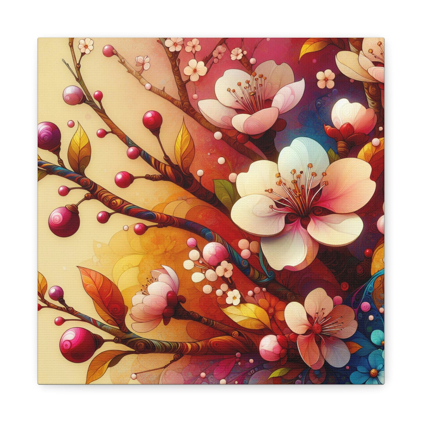 Cherry Blossom Canvas Wall Art