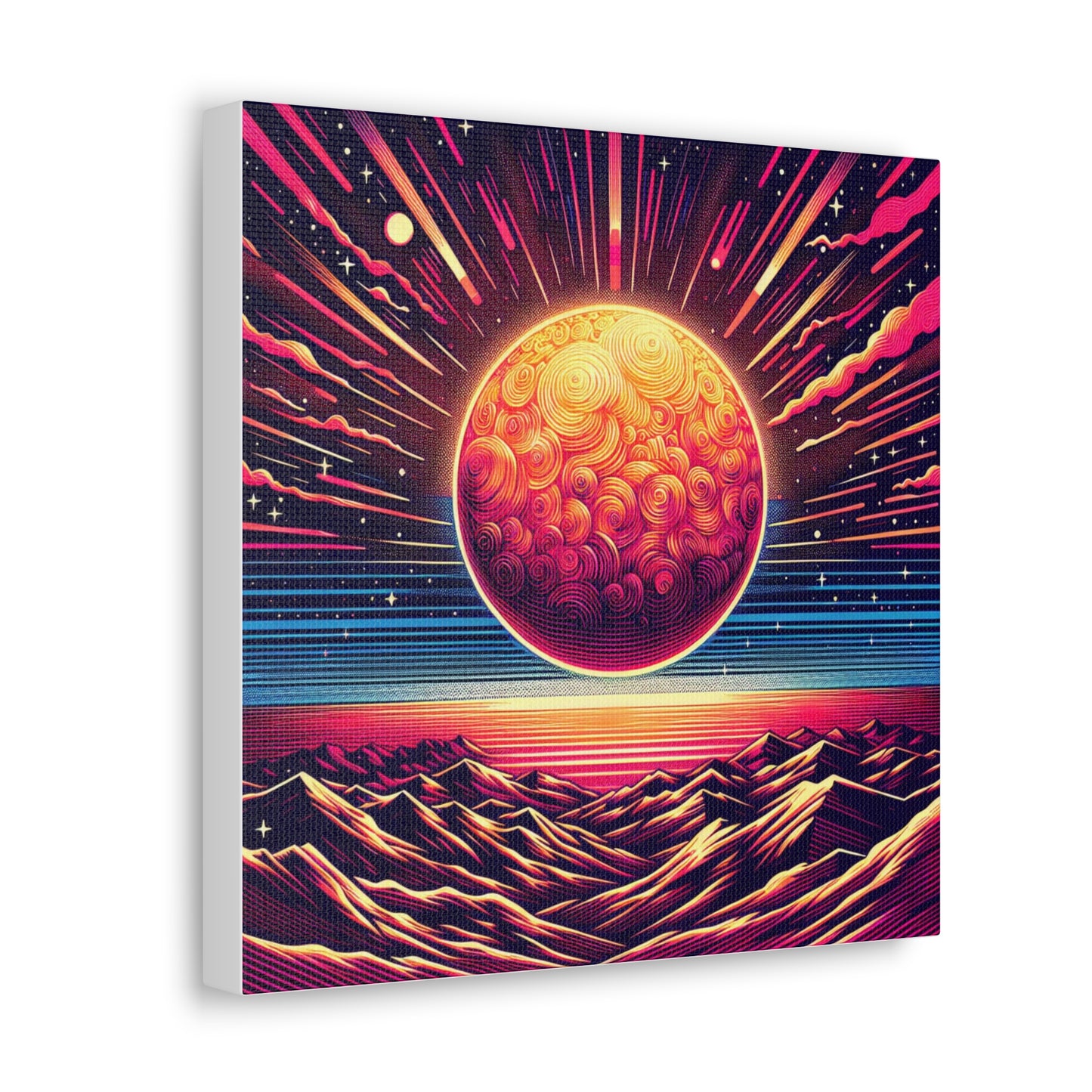 Sun Canvas Wall Art