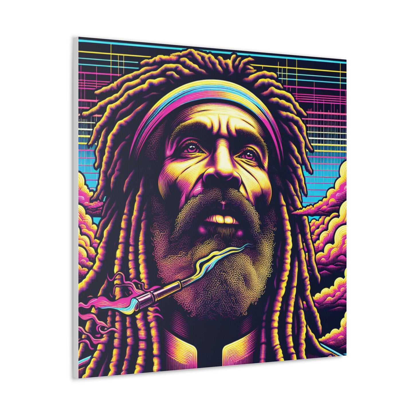 Jah Rastafari Canvas Wall Art