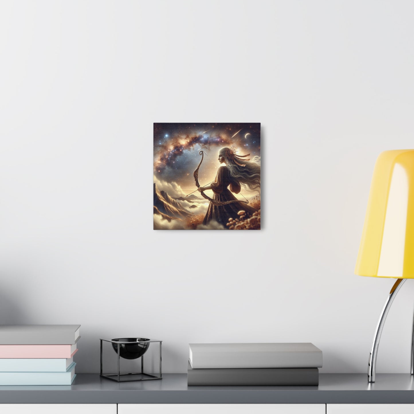 Sagittarius Woman Astrological Sign Canvas Wall Art