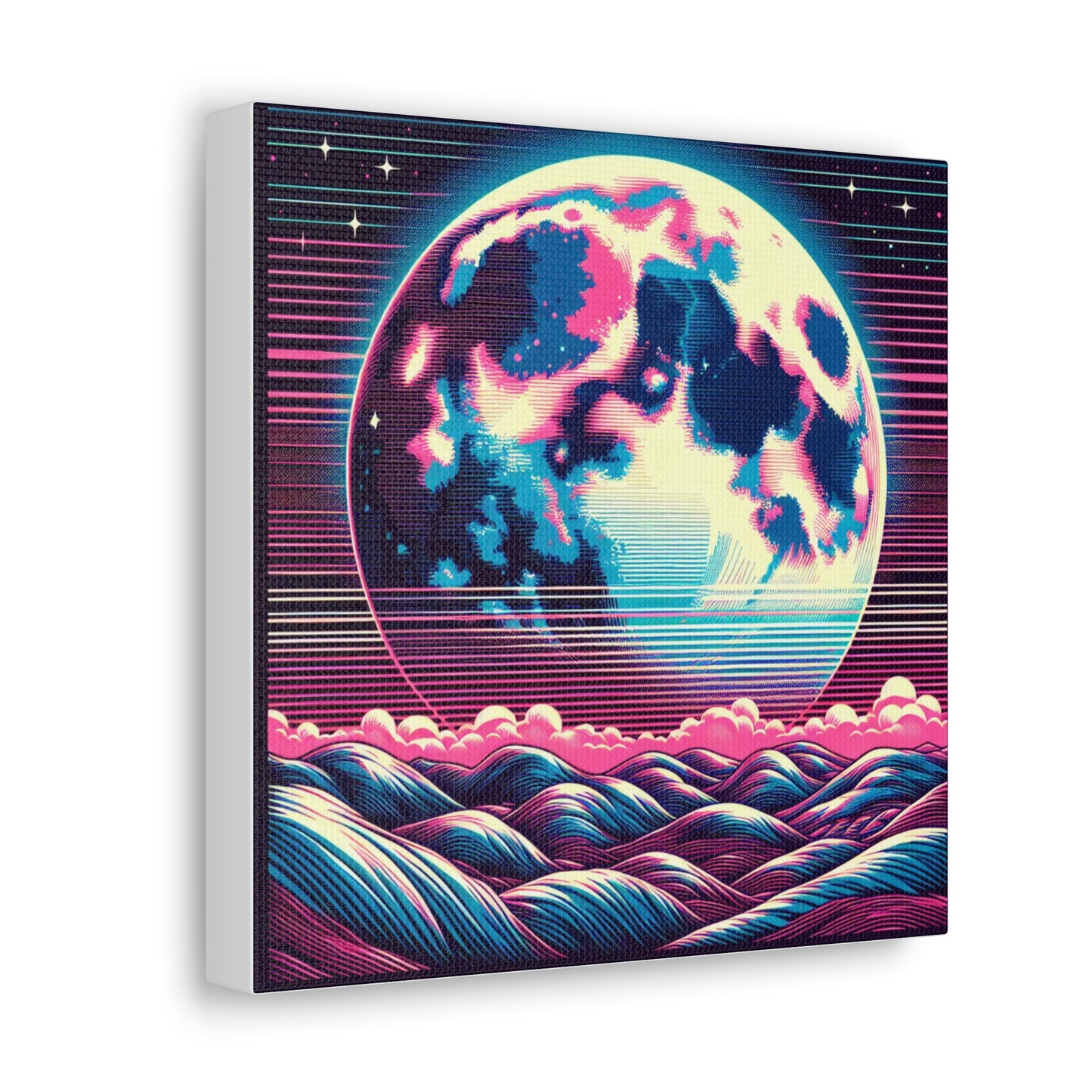 Full Moon Canvas Wall Art