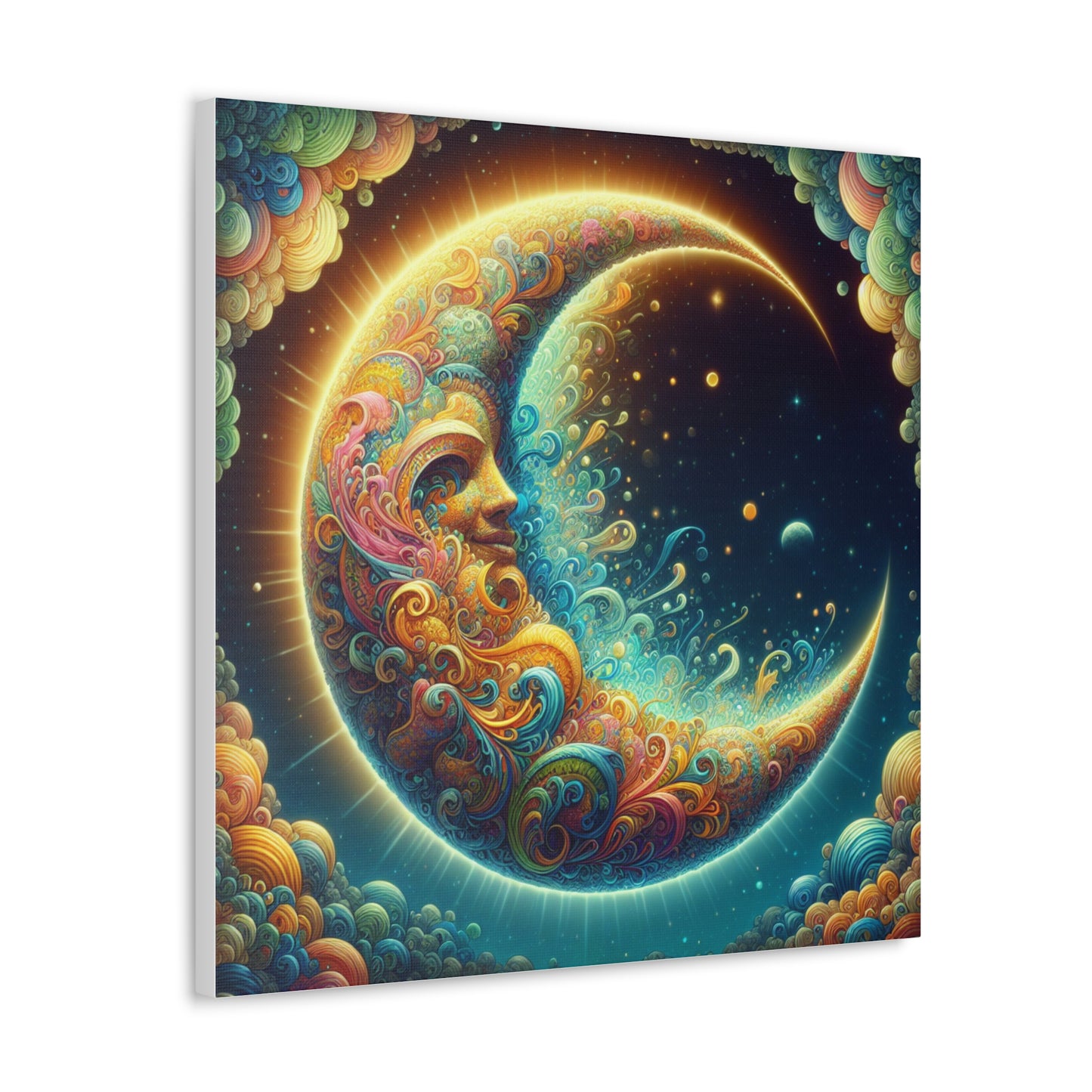 Half Moon Canvas Wall Art