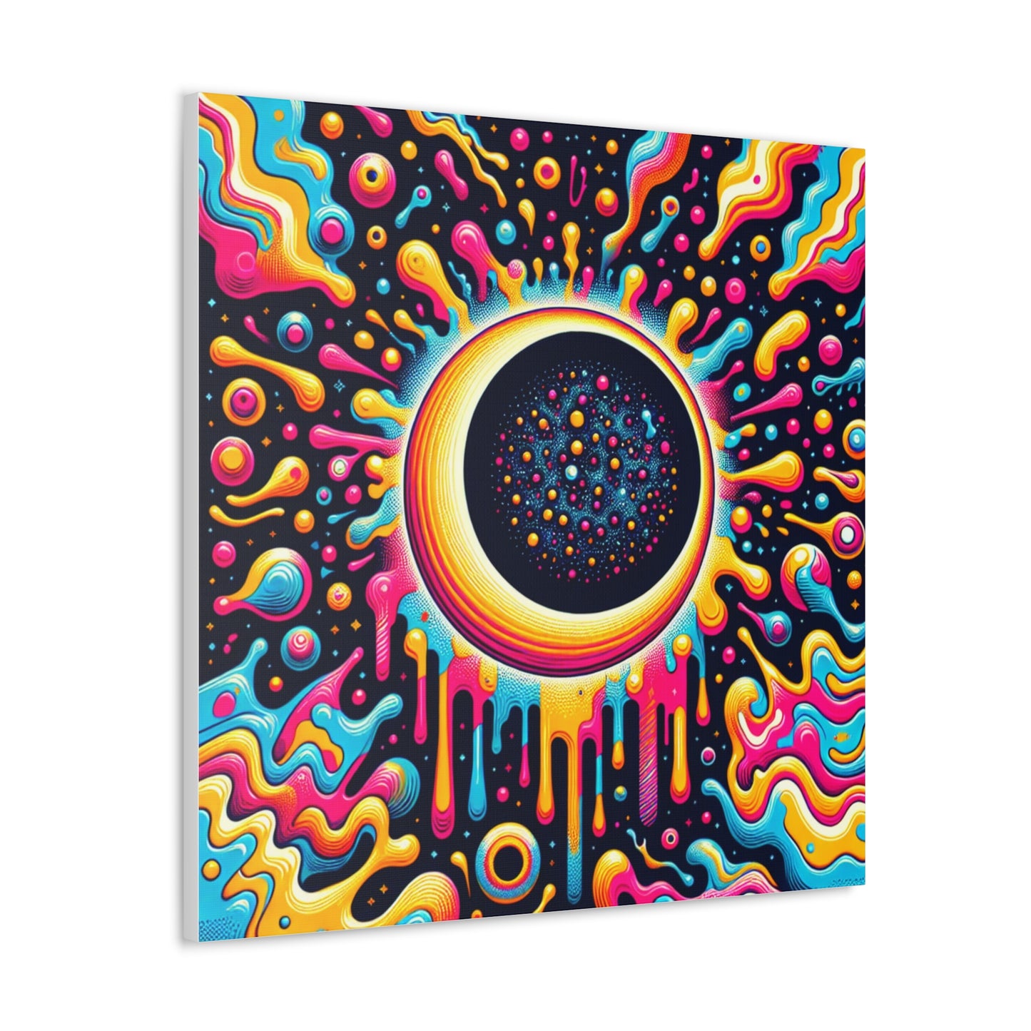 Solar Eclipse Canvas Wall Art