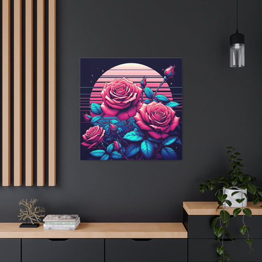 Roses Canvas Wall Art