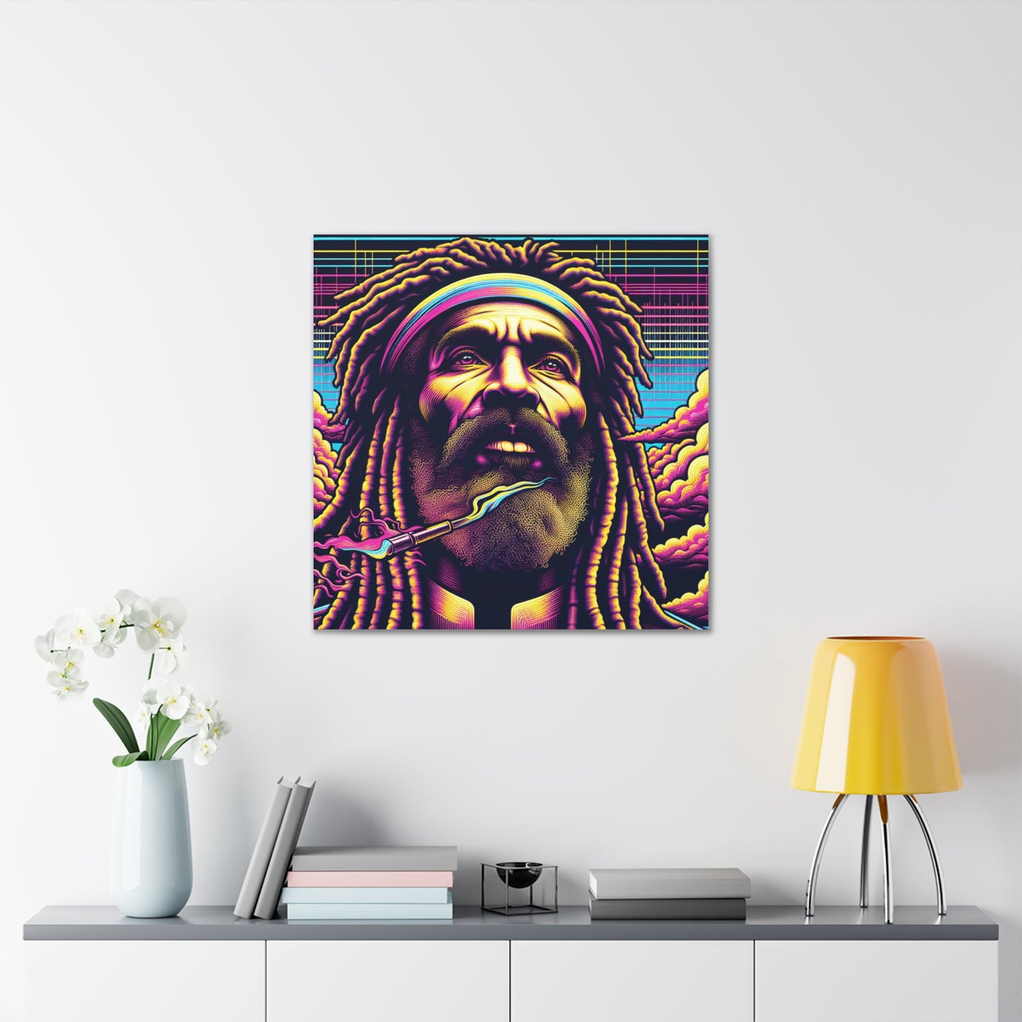 Jah Rastafari Canvas Wall Art