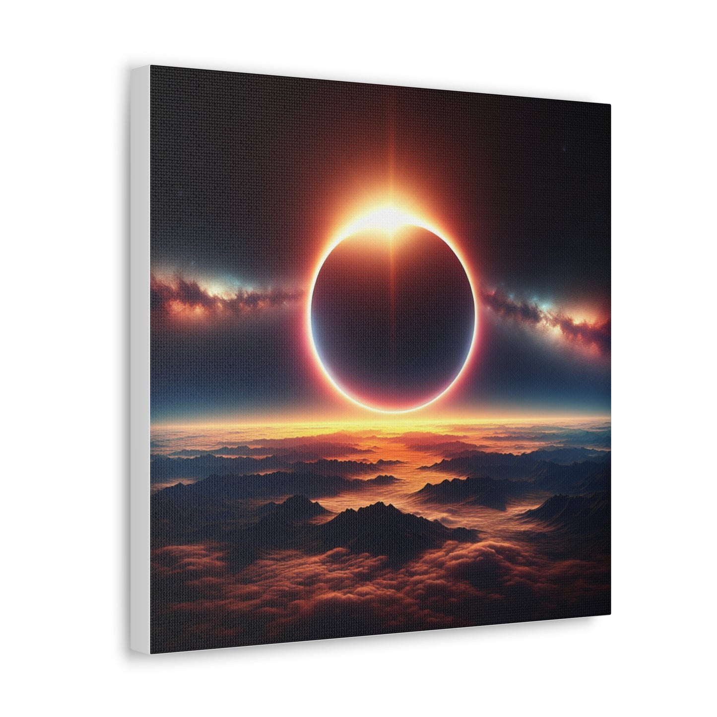 Solar Eclipse Canvas Wall Art