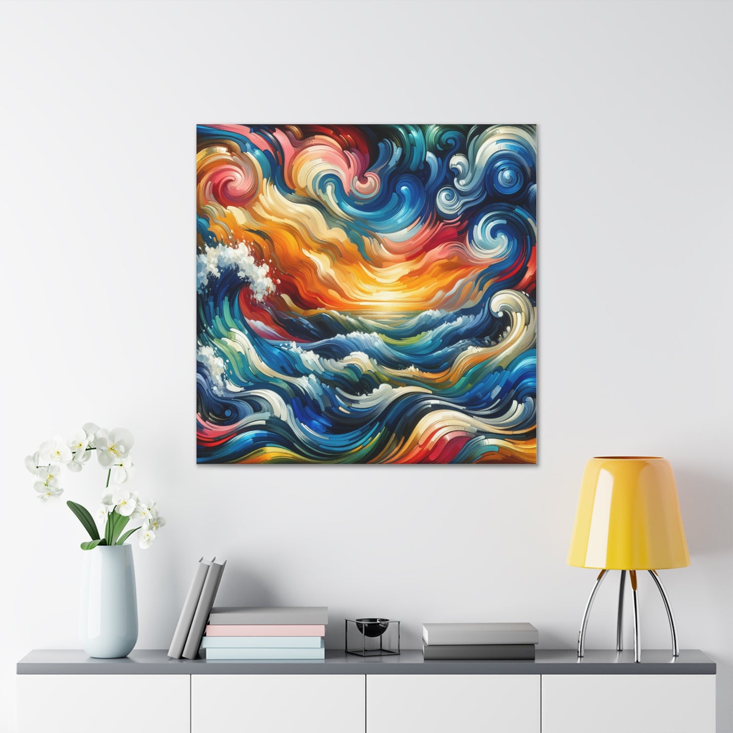 Ocean Waves Canvas Wall Art