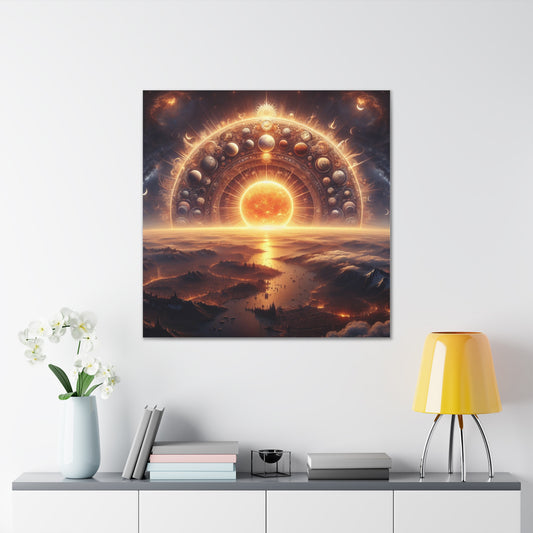 Sun Canvas Wall Art