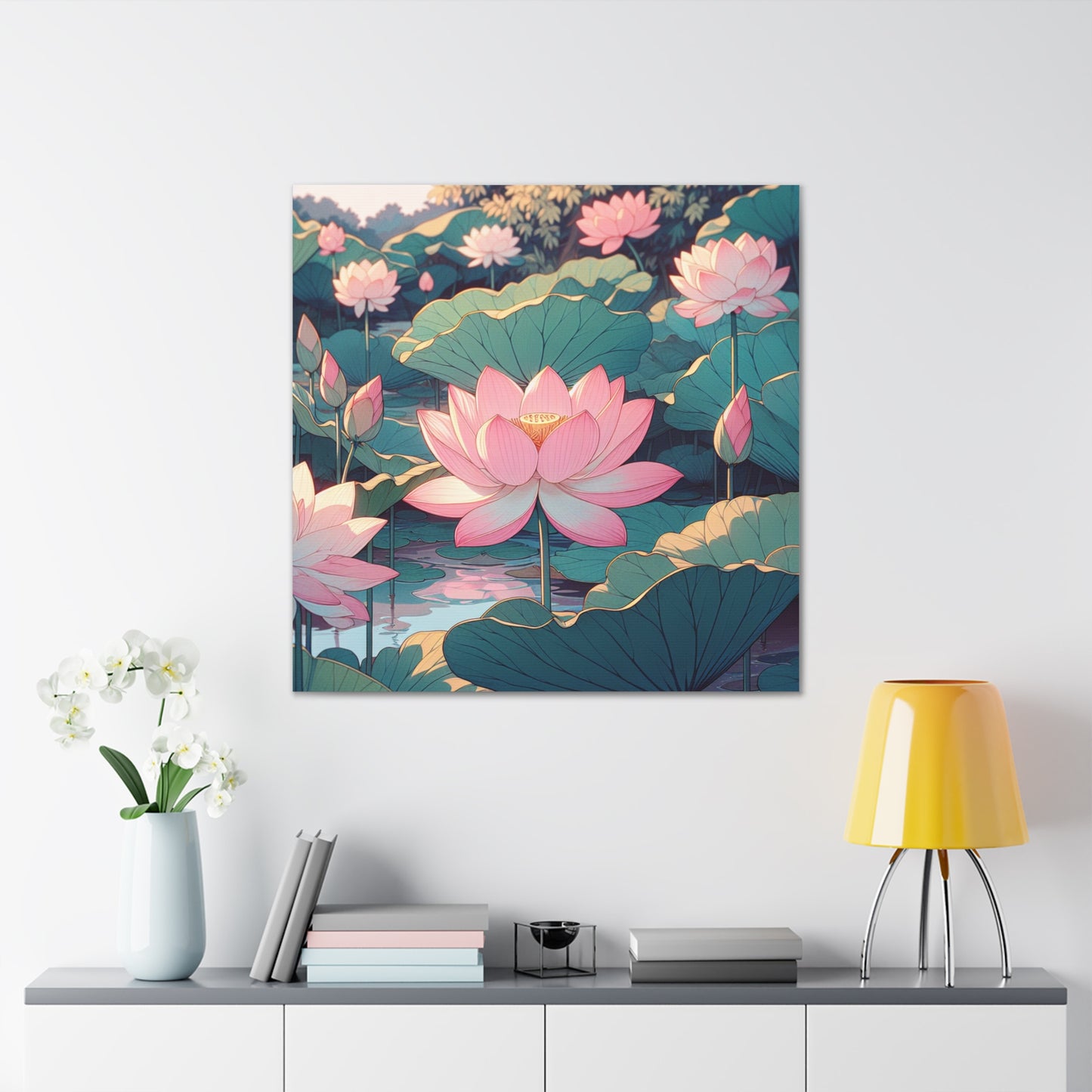 Lotus Canvas Wall Art