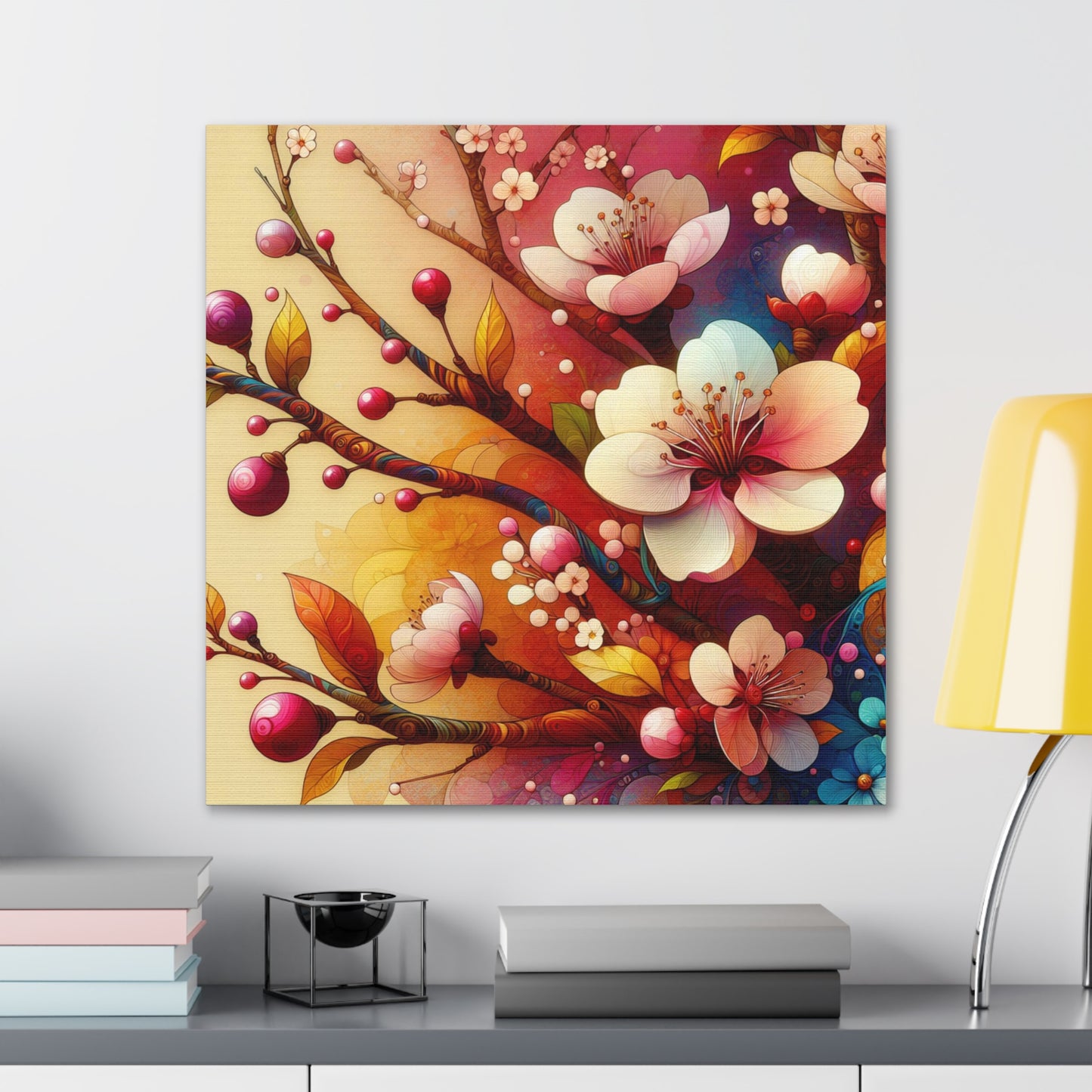 Cherry Blossom Canvas Wall Art