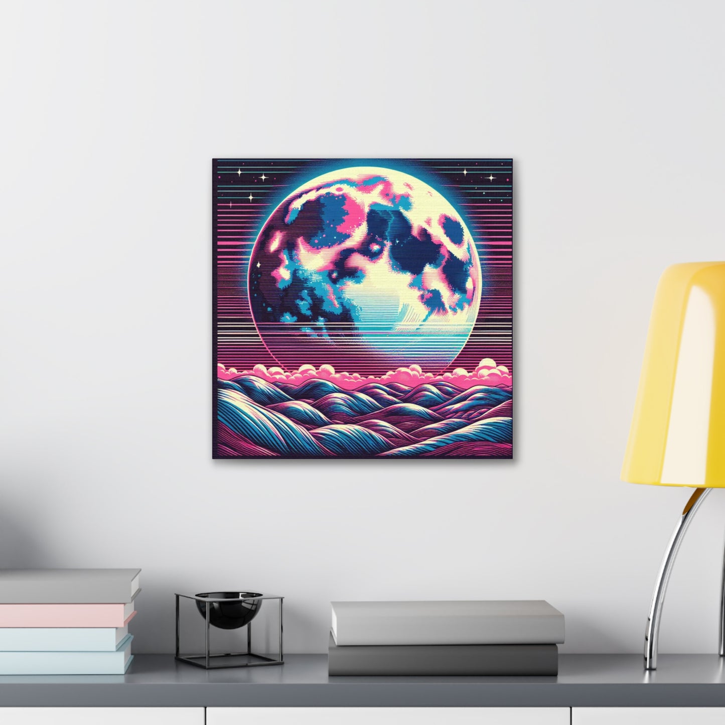 Full Moon Canvas Wall Art