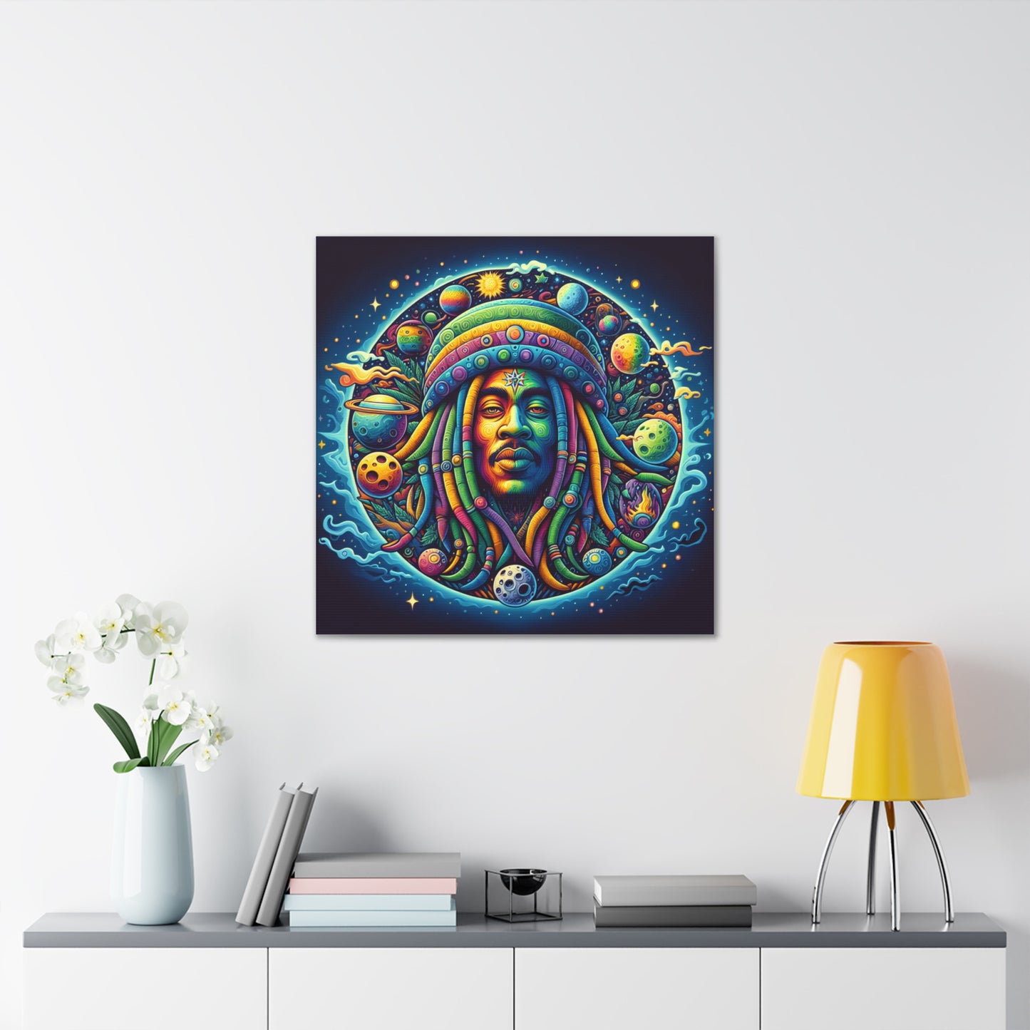 Jah Rastafari Canvas Wall Art