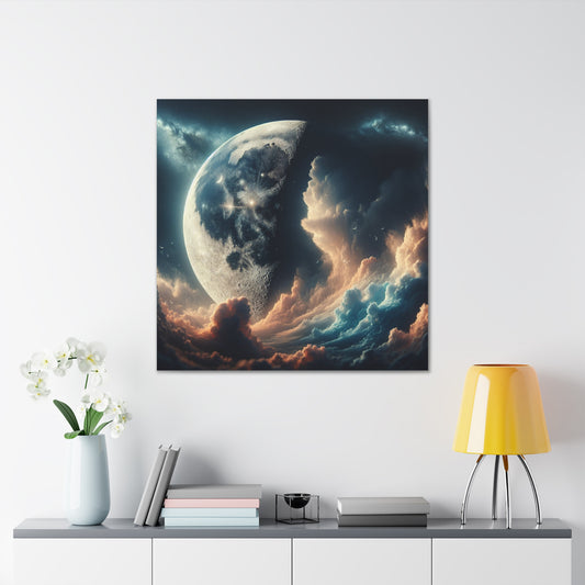 Half Moon Canvas Wall Art