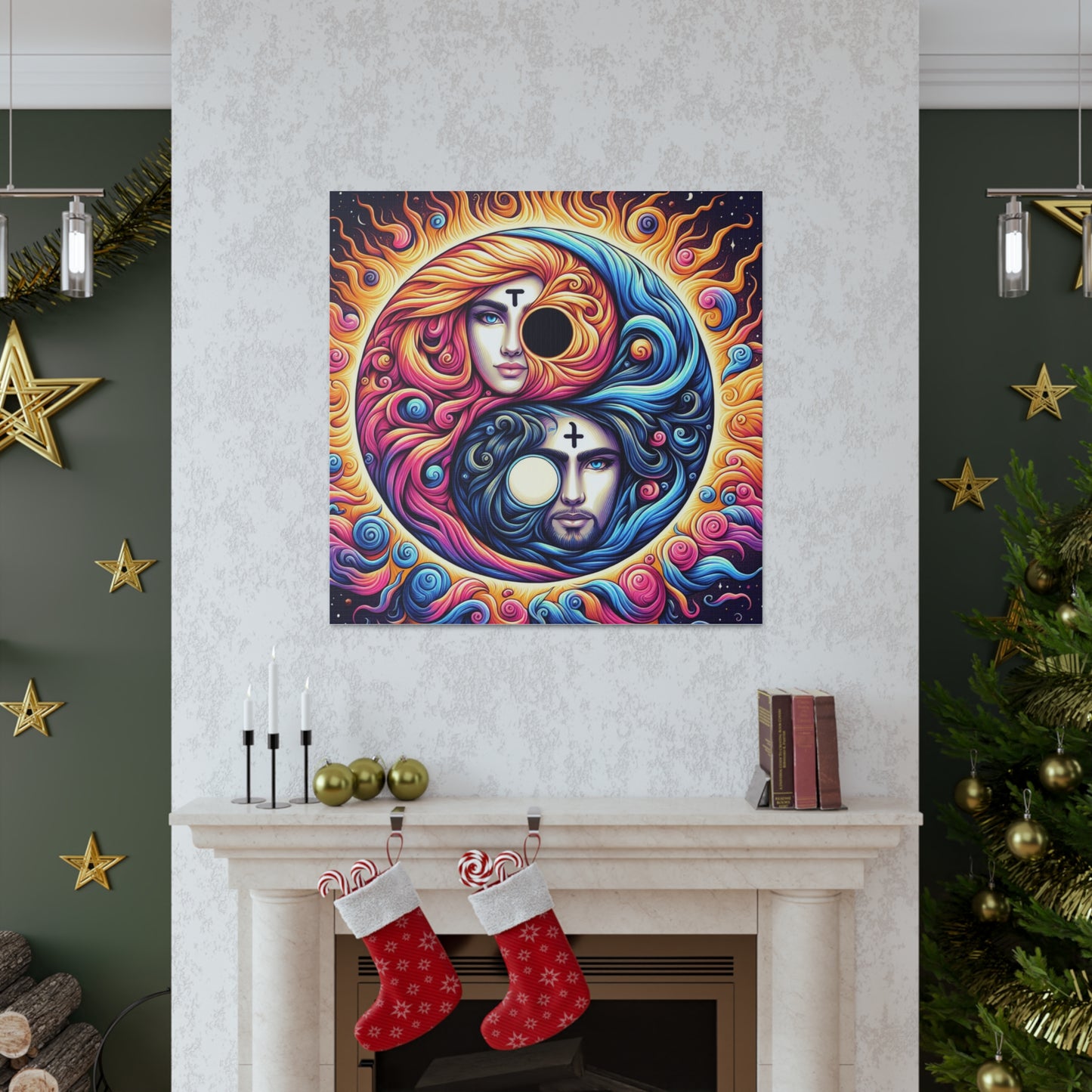 Yin Yang Canvas Wall Art