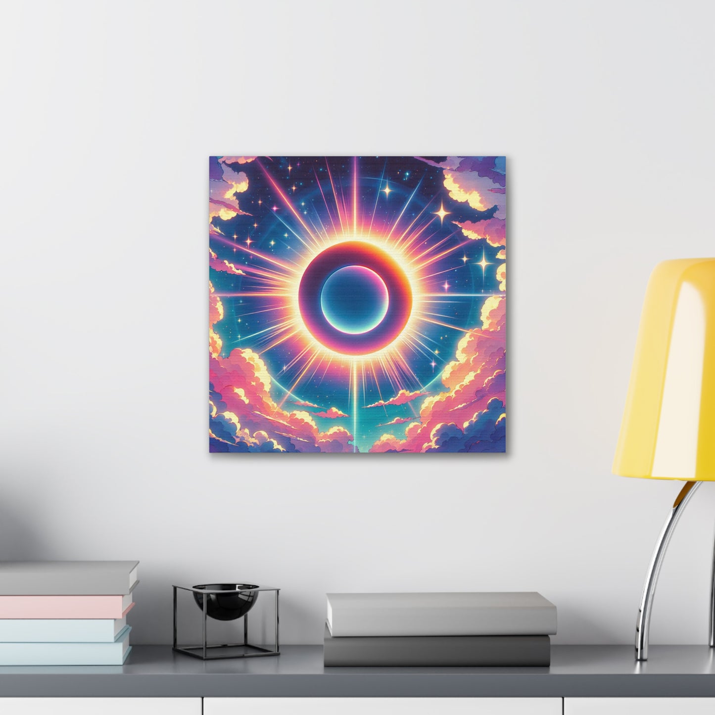 Solar Eclipse Canvas Wall Art