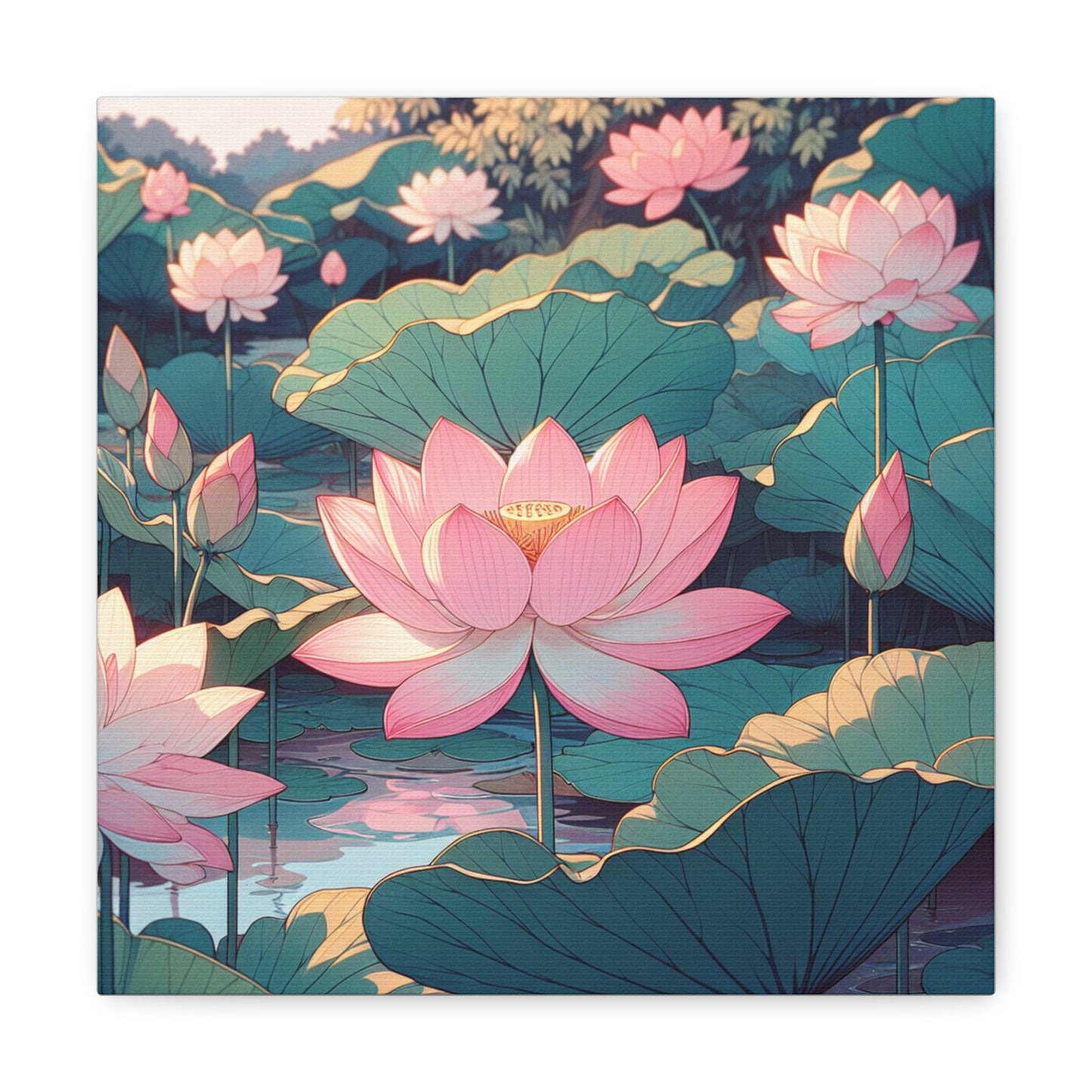 Lotus Canvas Wall Art