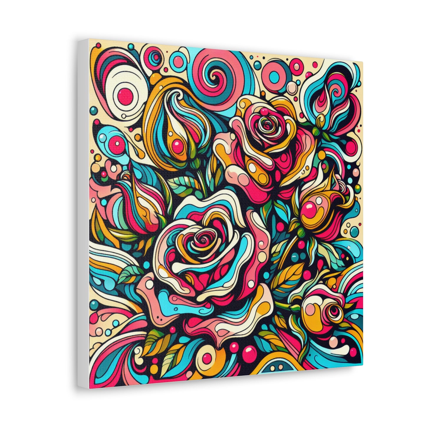 Roses Canvas Wall Art