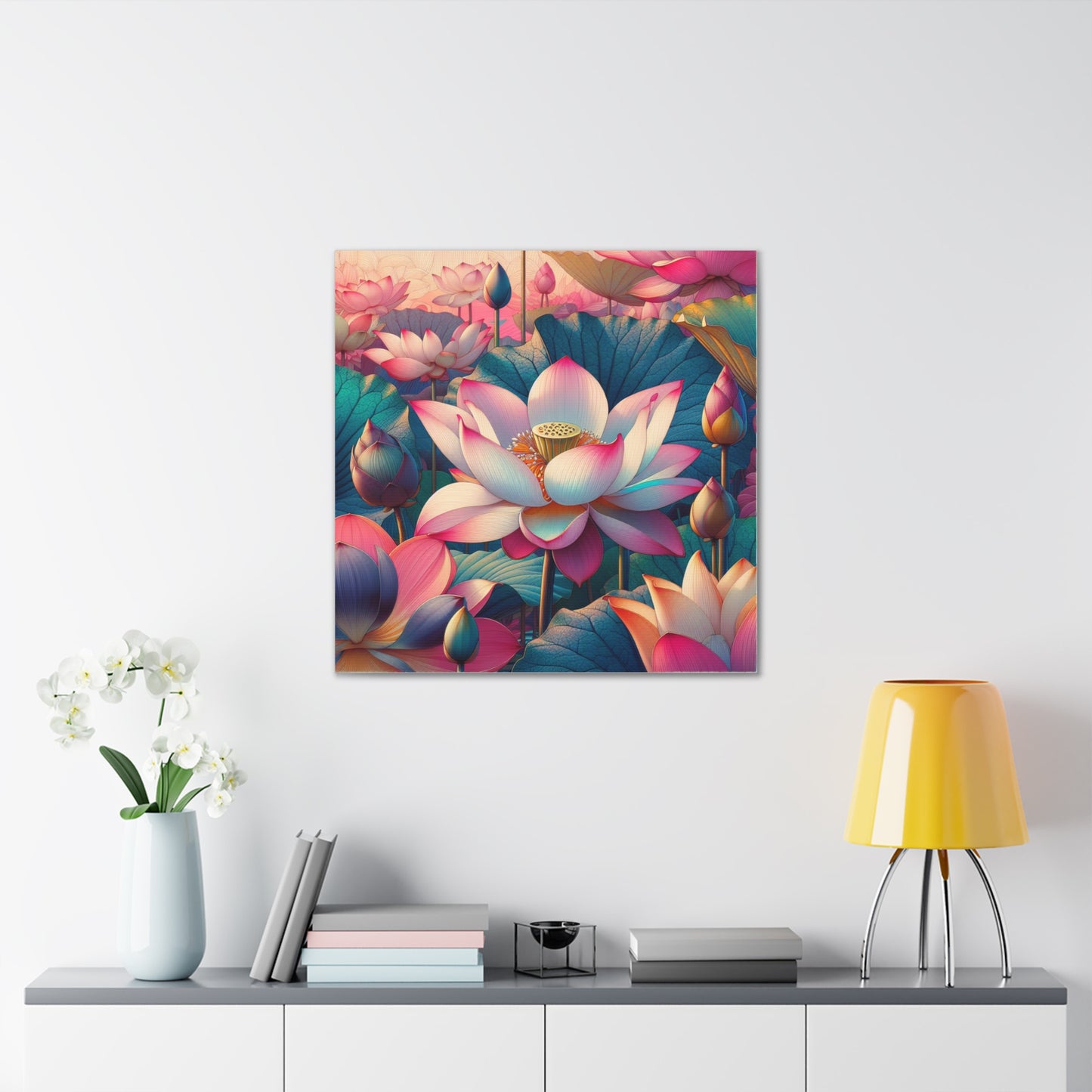 Lotus Canvas Wall Art