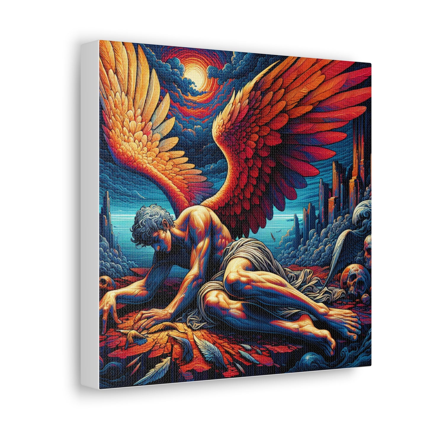 Fallen Angel Canvas Wall Art