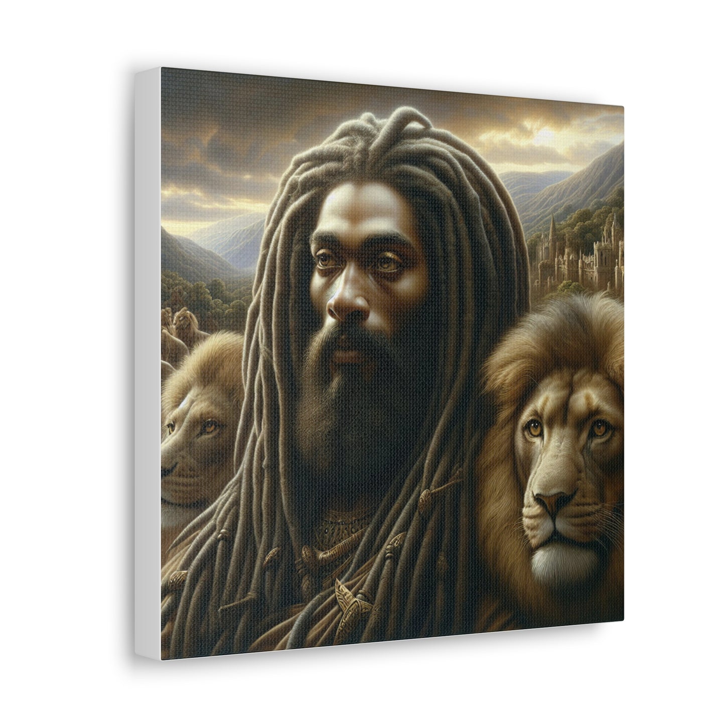 Jah Rastafari Canvas Wall Art