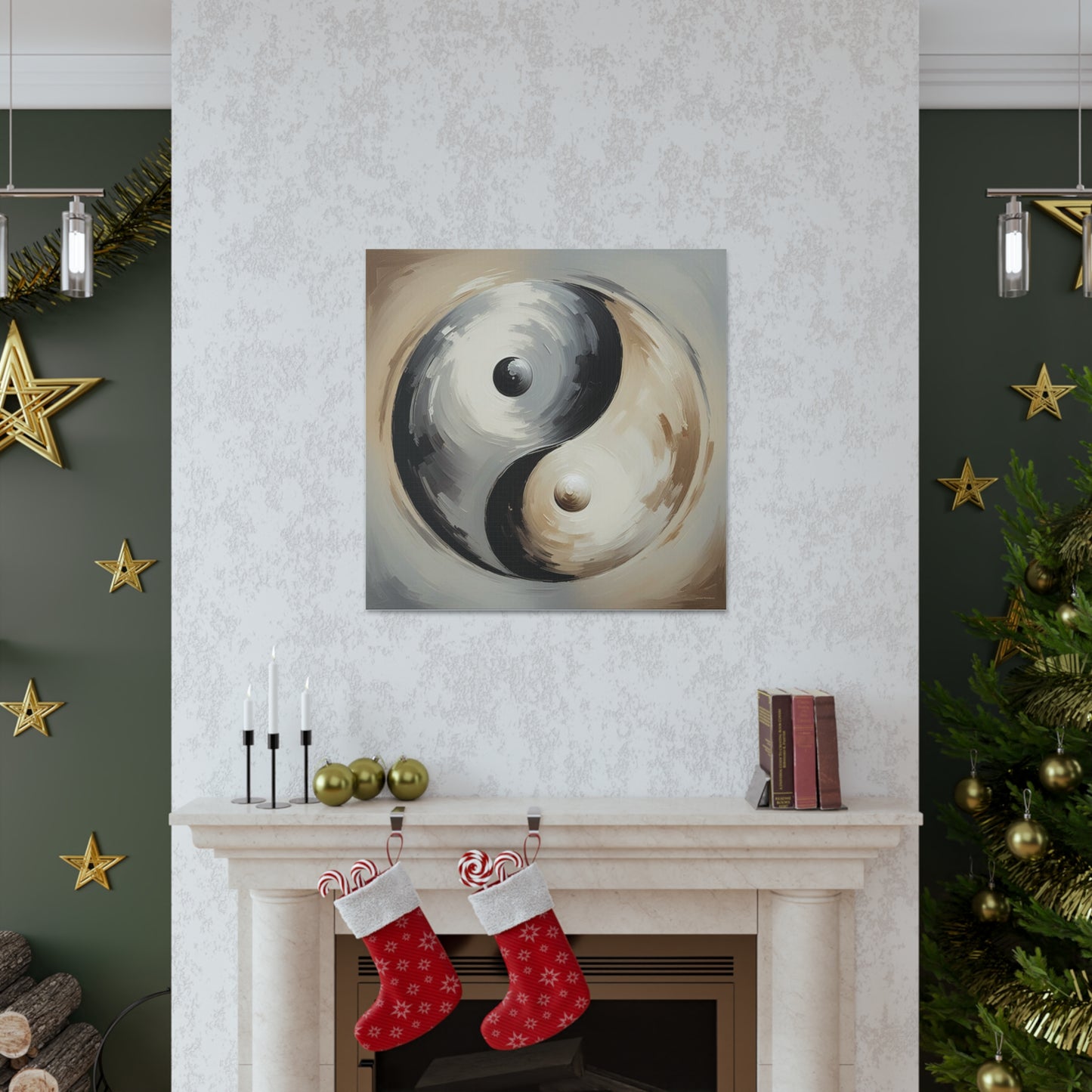 Ying Yang Canvas Wall Art