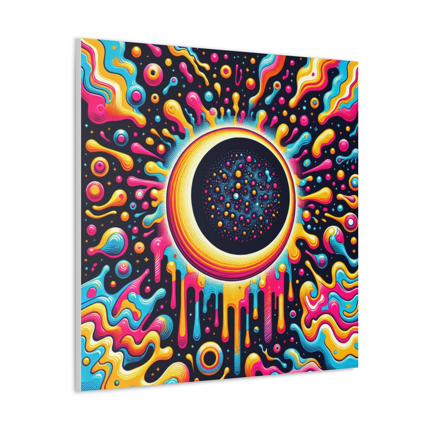 Solar Eclipse Canvas Wall Art