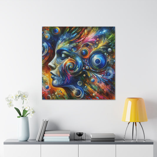 Gaia Mother Earth Canvas Wall Art