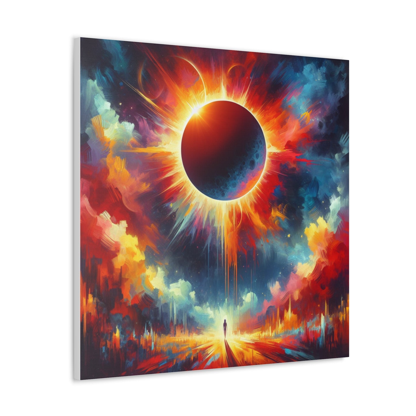 Solar Eclipse Canvas Wall Art