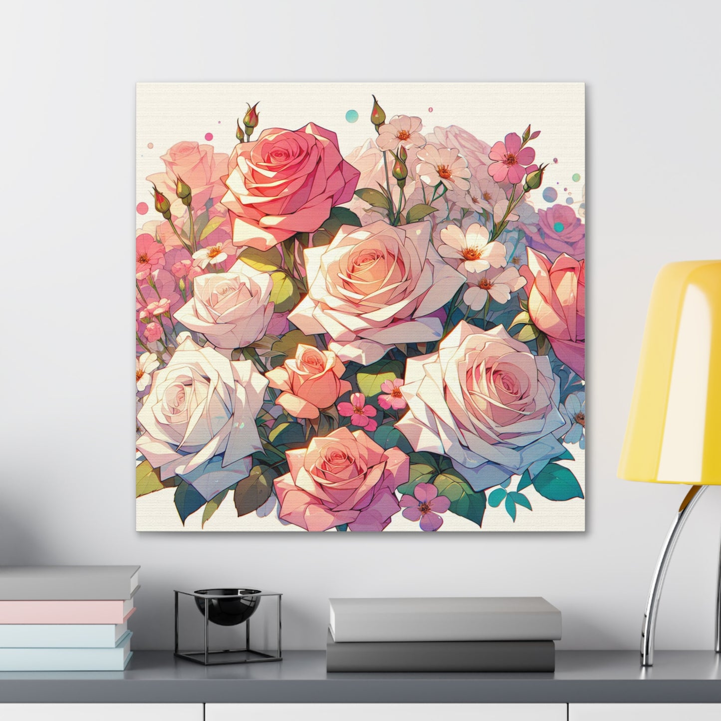 Roses Canvas Wall Art