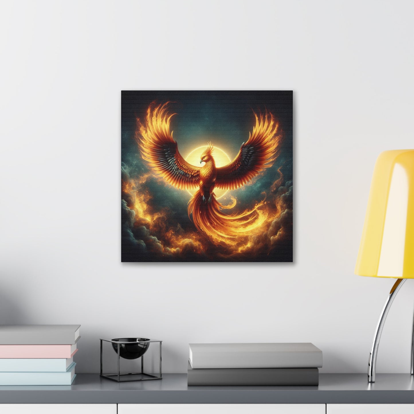 Phoenix Rising Canvas Wall Art