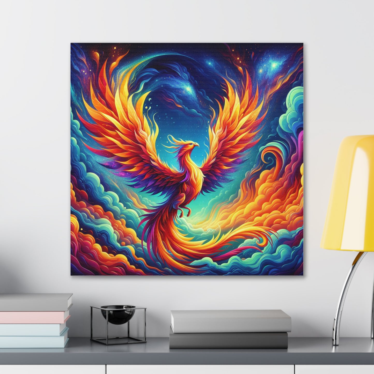 Phoenix Rising Canvas Wall Art