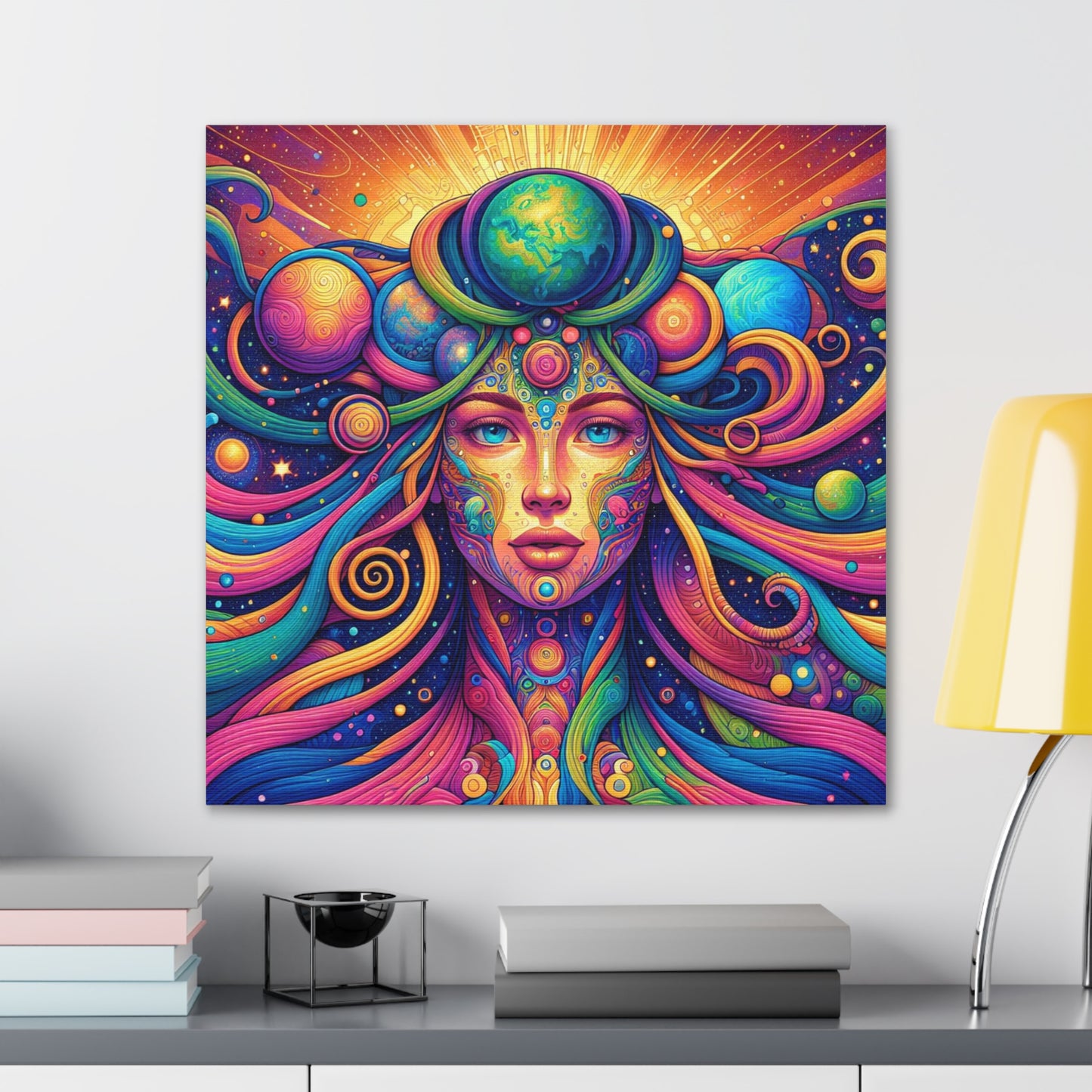 Gaia Mother Earth Canvas Wall Art