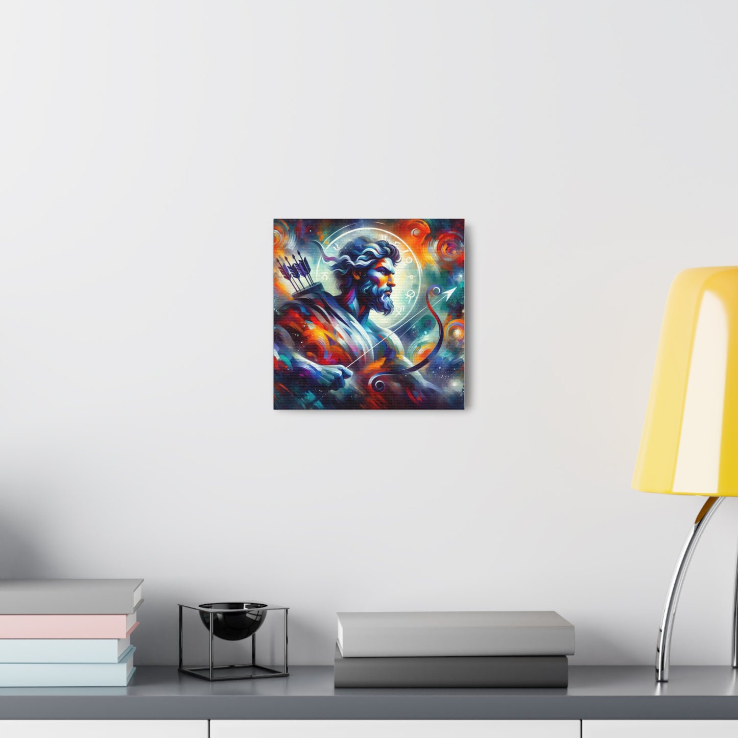 Sagittarius Man Astrological Sign Canvas Wall Art