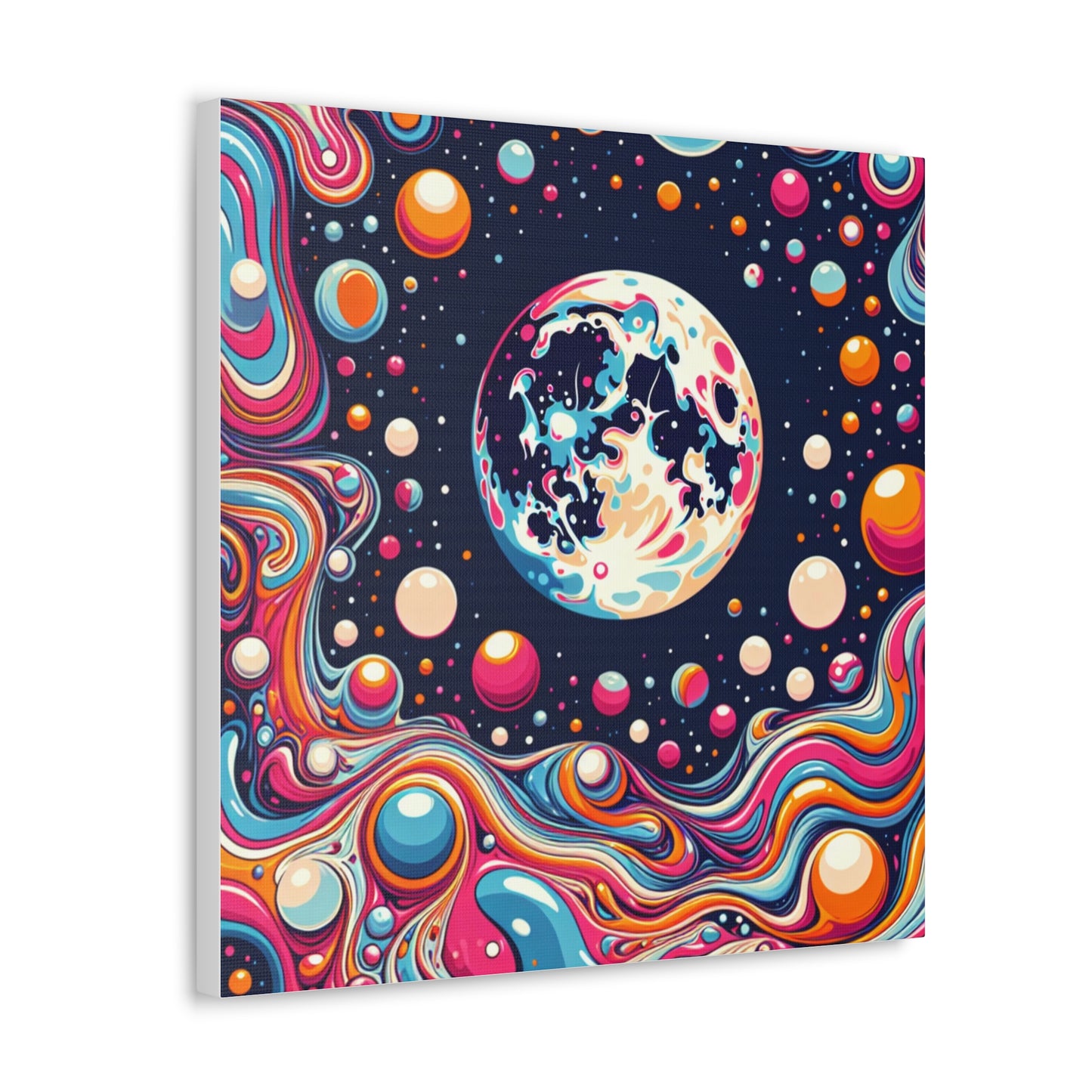 Full Moon Canvas Wall Art