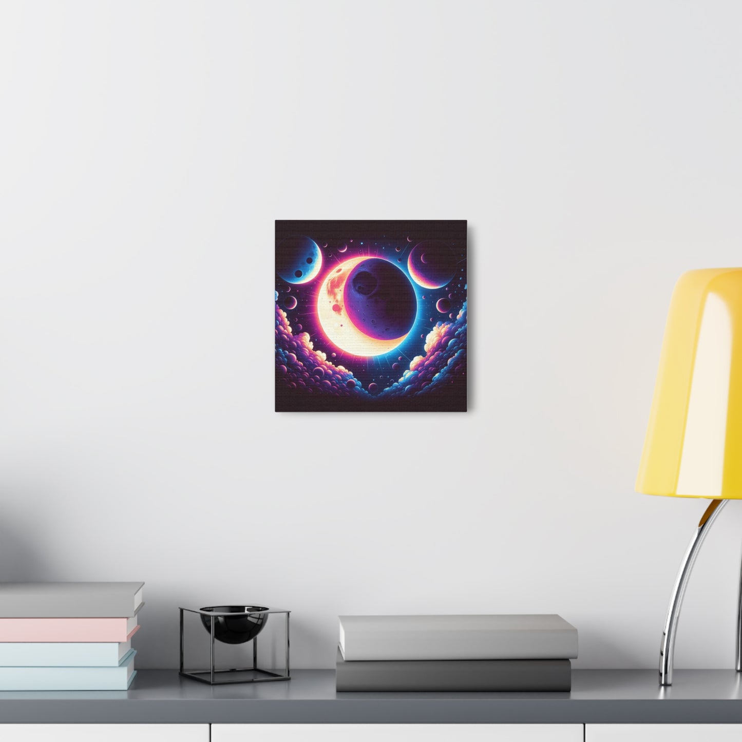 Lunar Eclipse Canvas Wall Art