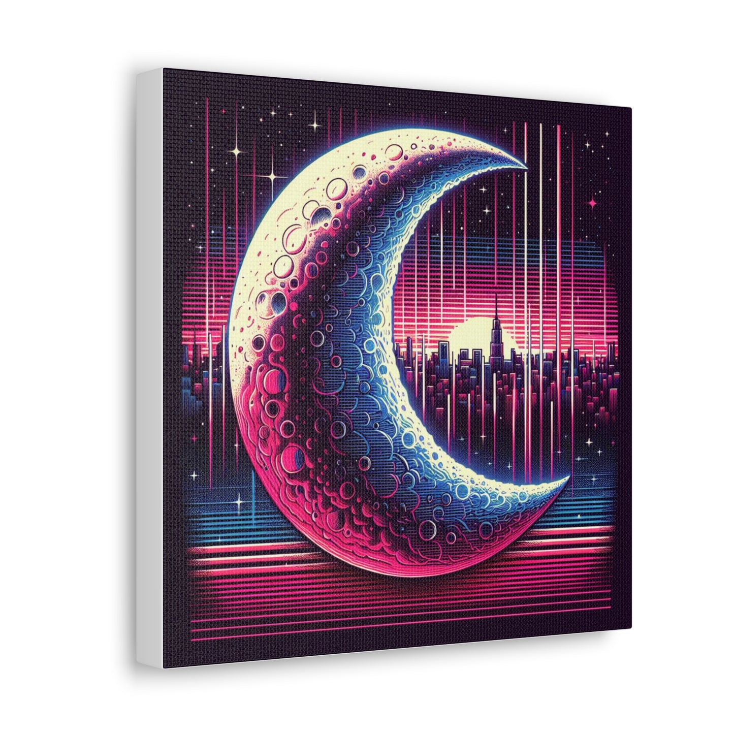 Half Moon Canvas Wall Art