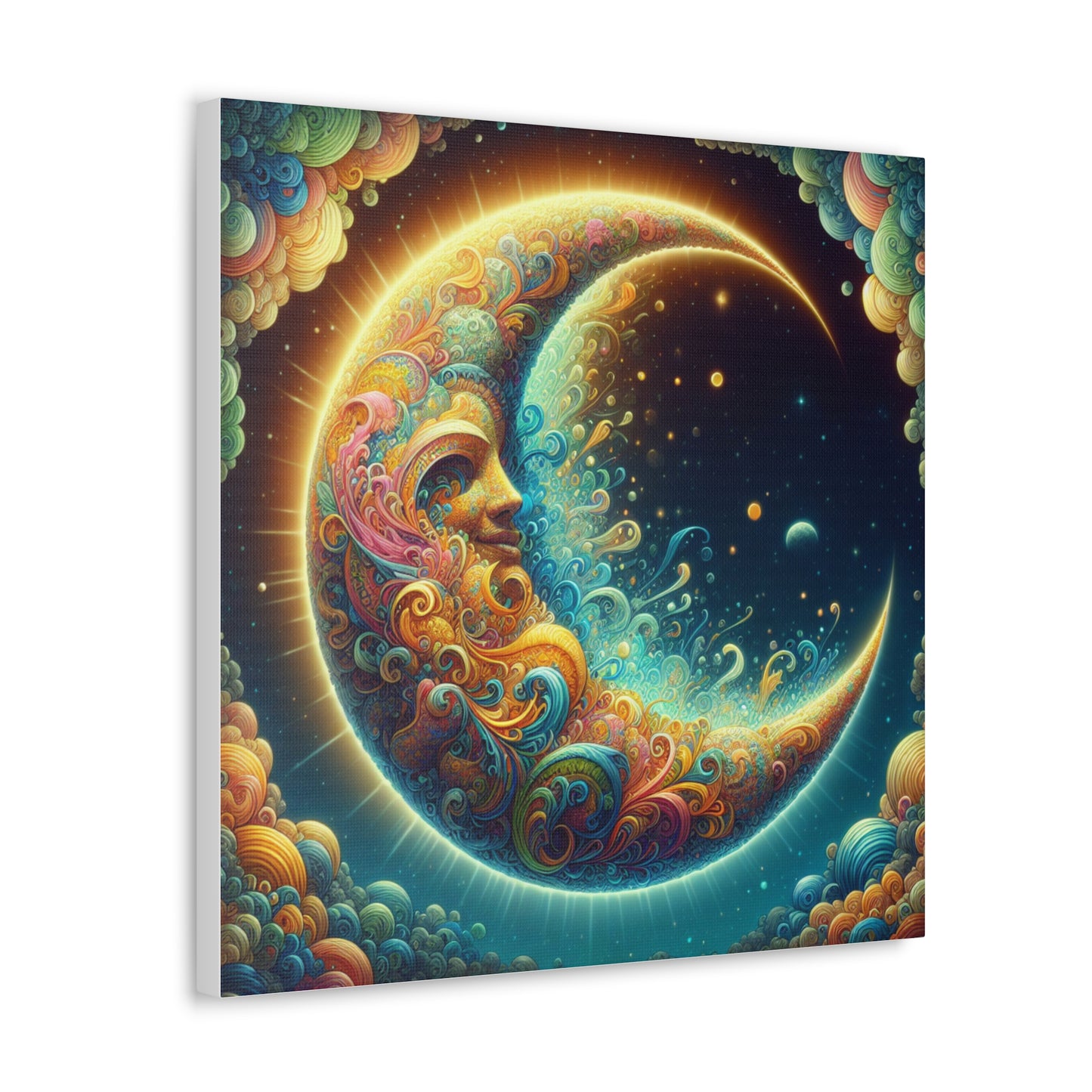 Half Moon Canvas Wall Art