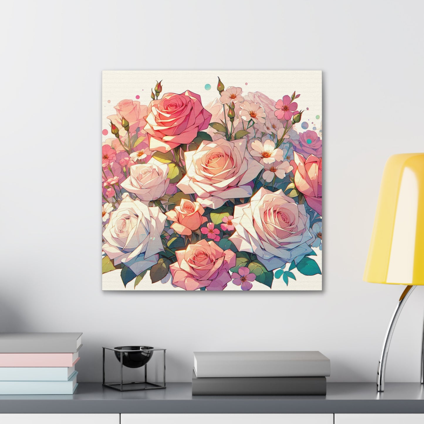 Roses Canvas Wall Art