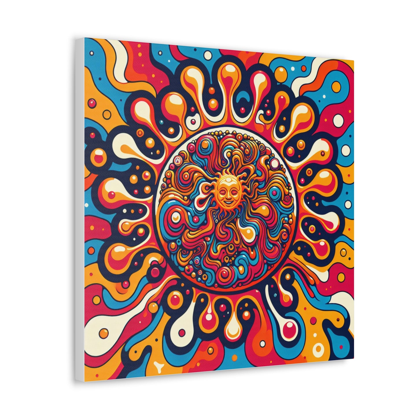 Sun Canvas Wall Art