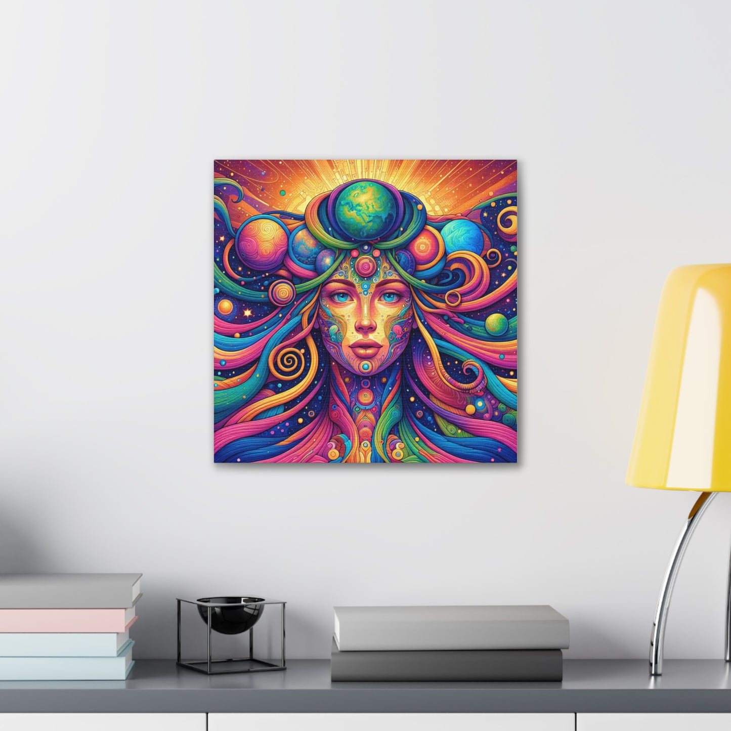 Gaia Mother Earth Canvas Wall Art