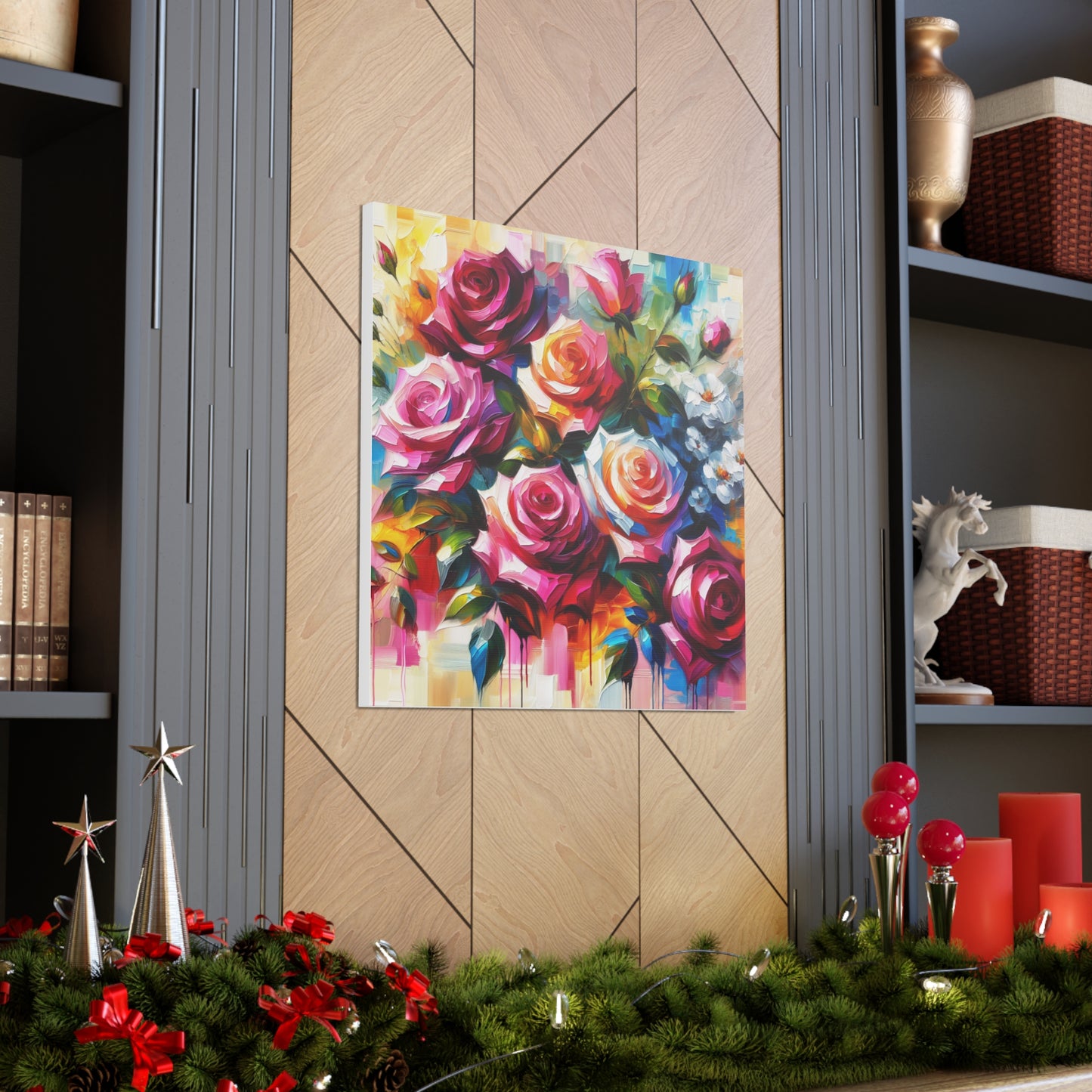 Roses Canvas Wall Art