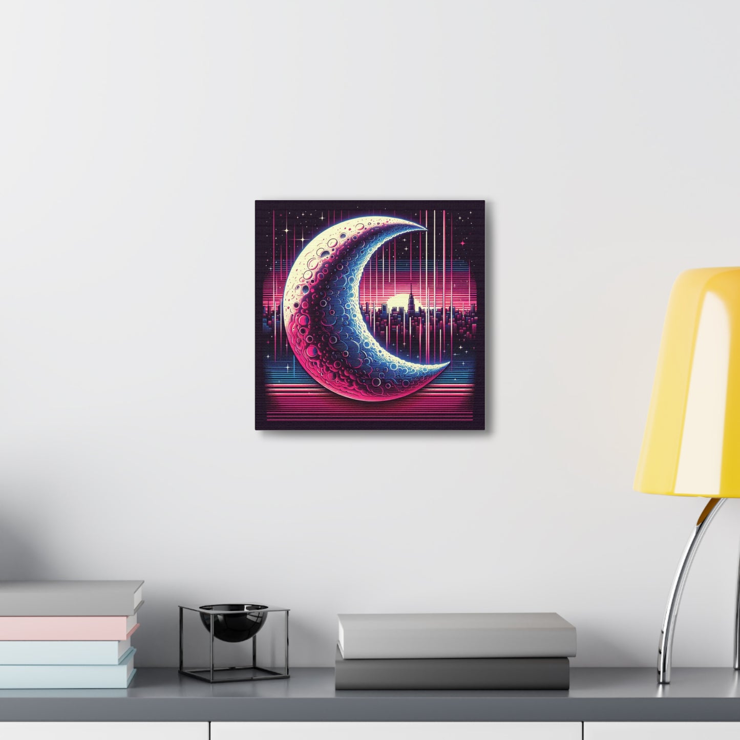 Half Moon Canvas Wall Art