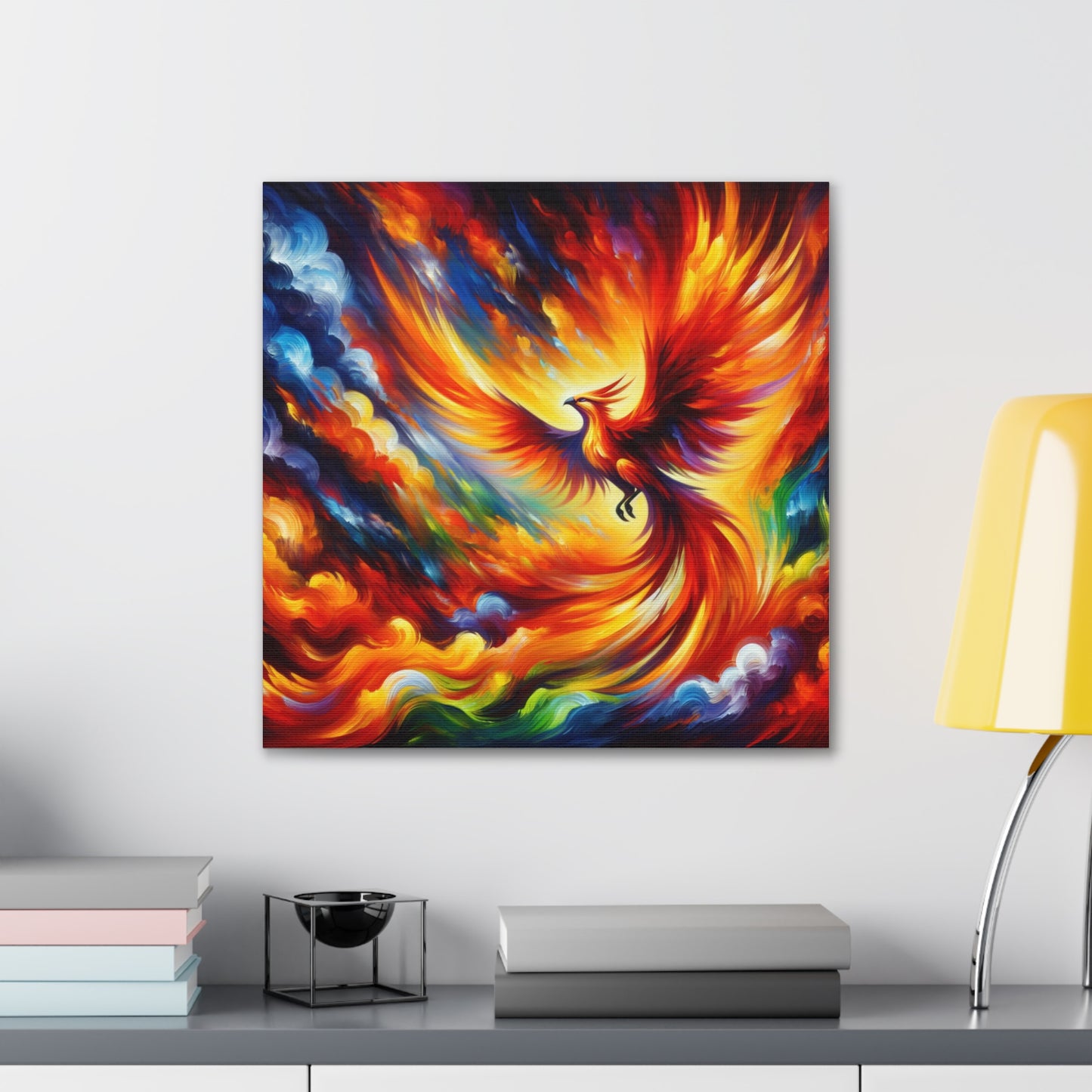 Phoenix Rising Canvas Wall Art