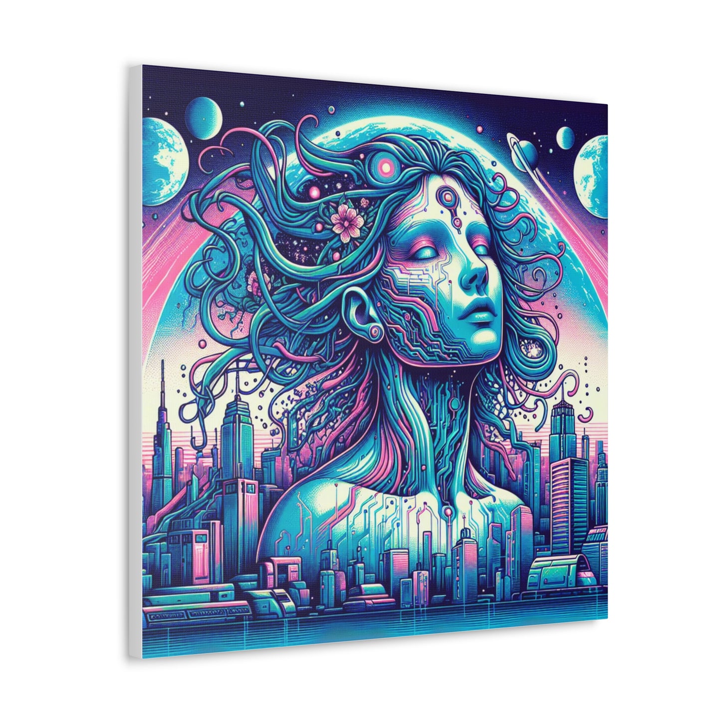 Gaia Mother Earth Canvas Wall Art