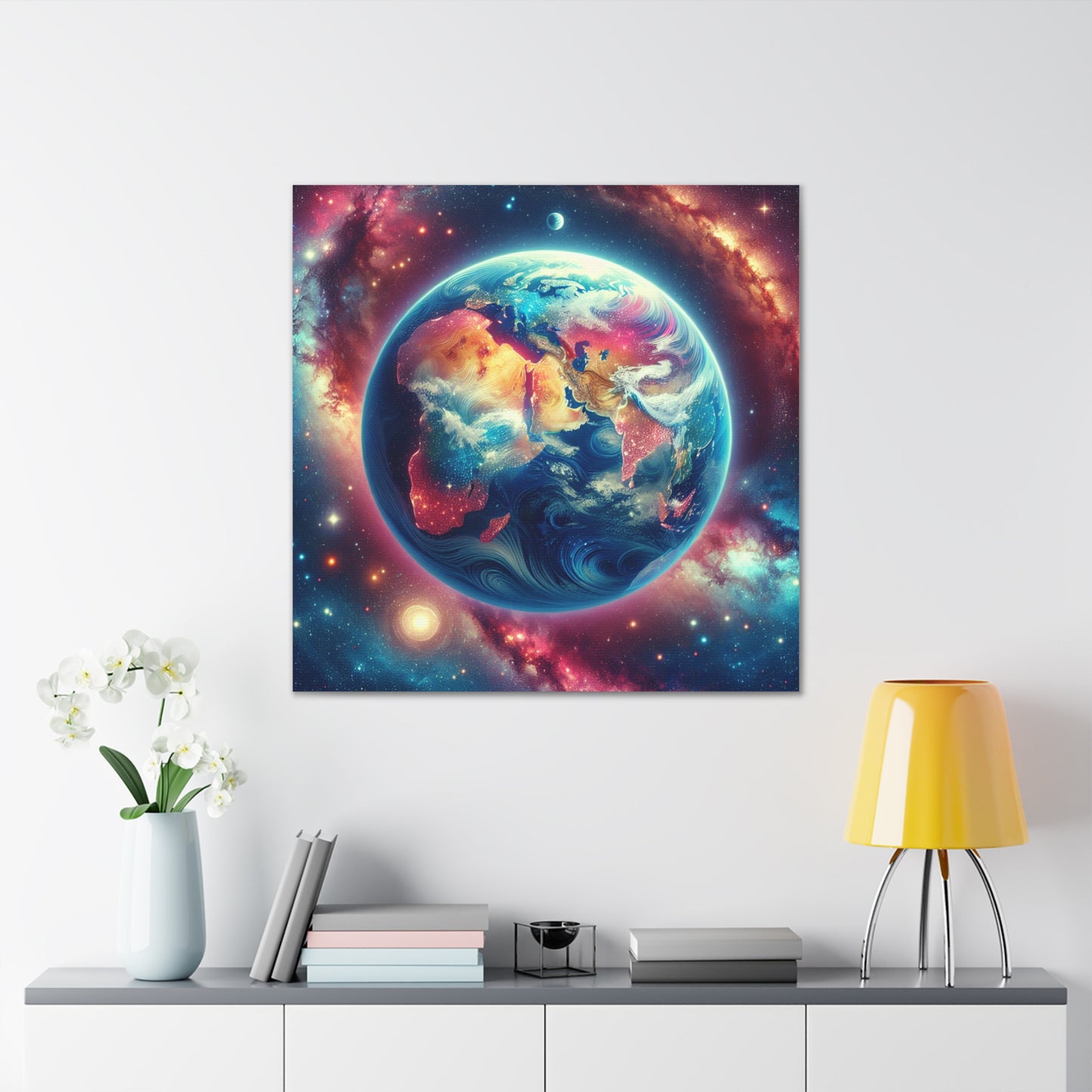 Planet Earth Canvas Wall Art