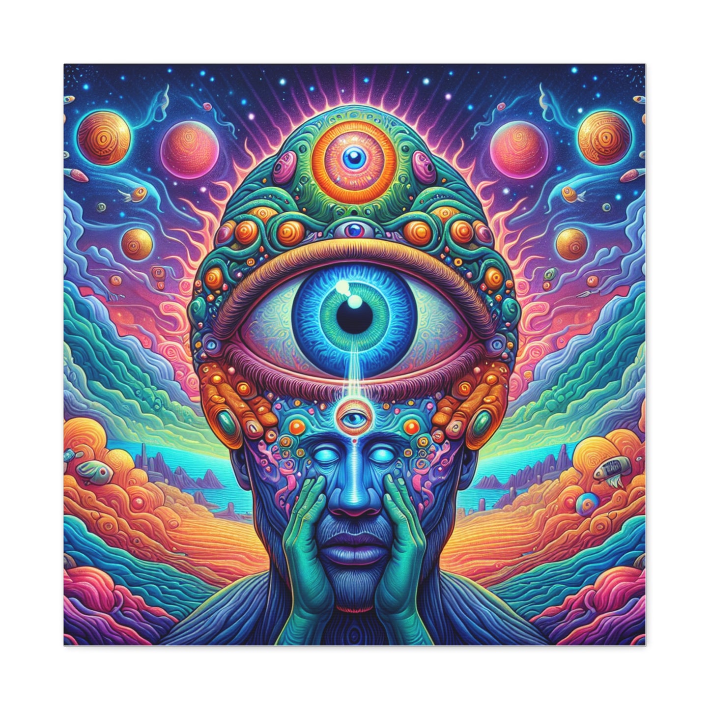 Third Eye Awakening Canvas Wall Art