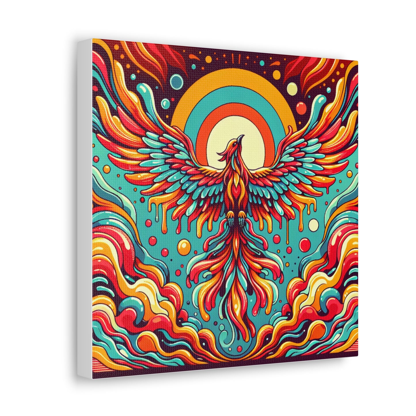 Phoenix Rising Canvas Wall Art