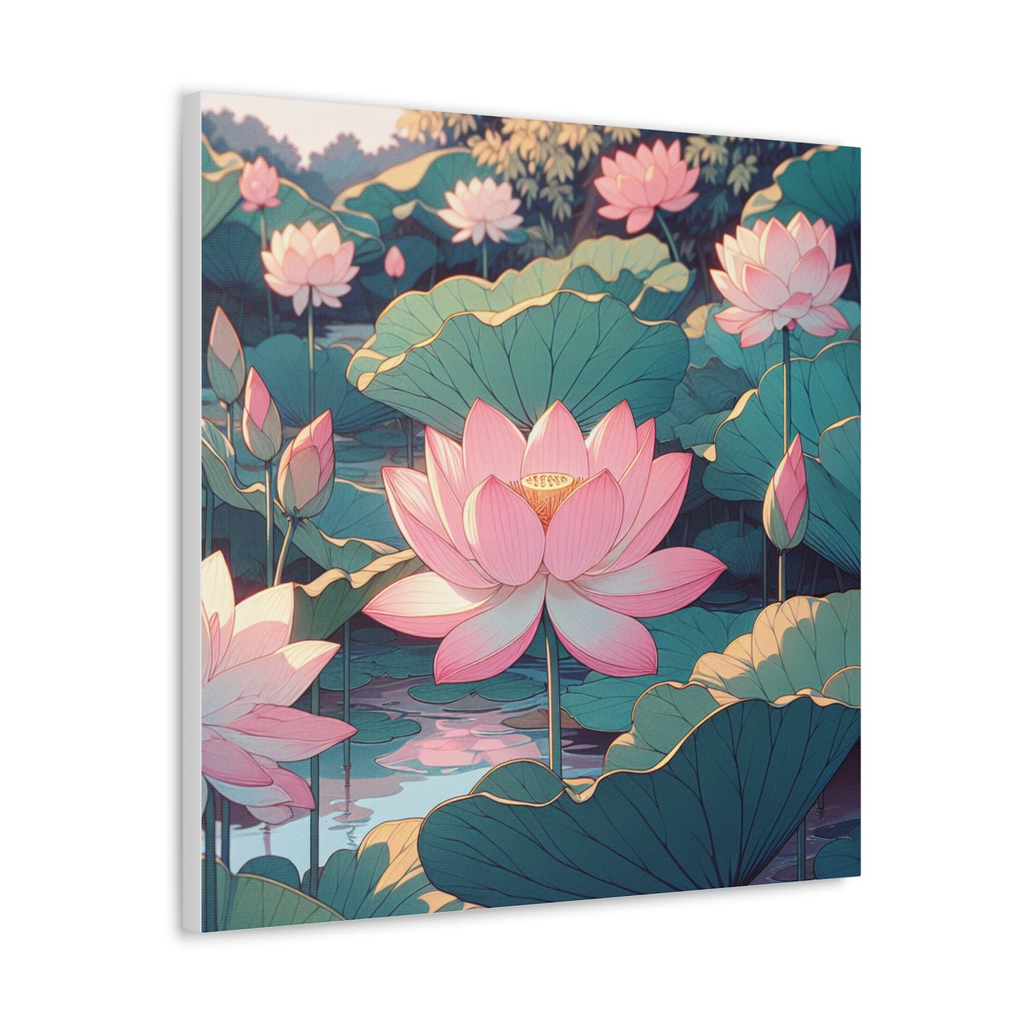 Lotus Canvas Wall Art