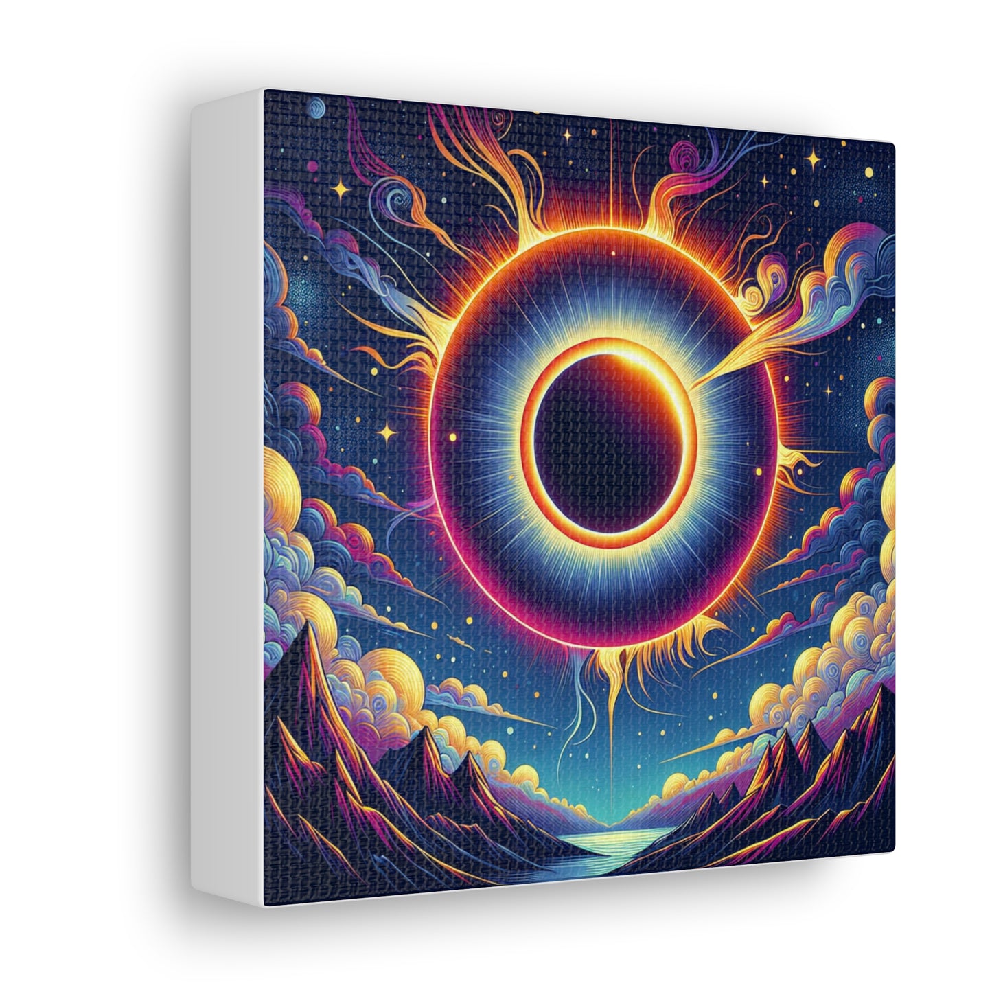 Solar Eclipse Canvas Wall Art